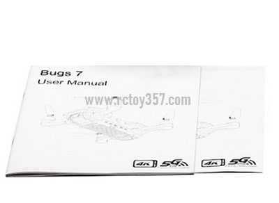 RCToy357.com - MJX Bugs 7 B7 RC Drone parts English manual