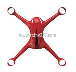 RCToy357.com - MJX Bugs 2 WIFI Brushless Drone toy Parts Upper Head [Red]