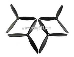 RCToy357.com - MJX BUGS 8 Pro Brushless Drone toy Parts Propeller A/B black