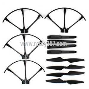 RCToy357.com - MJX Bugs 3 RC Quadcopter toy Parts Outside Frame + Blades Game + Plastic Support Bar