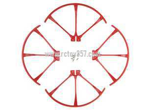 RCToy357.com - MJX BUGS 3 H Brushless Drone toy Parts Outer frame[Red]