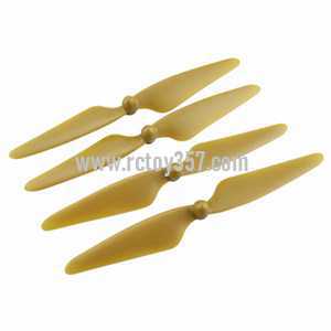 RCToy357.com - MJX BUGS 3 H Brushless Drone toy Parts Blades set[Yellow]