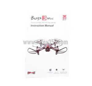 RCToy357.com - MJX BUGS 3 MINI Brushless drone toy Parts English manual