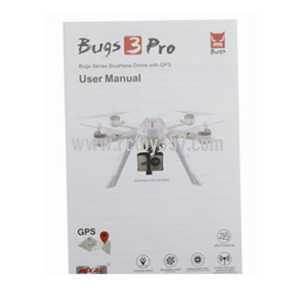 RCToy357.com - MJX BUGS 3 Pro Brushless Drone toy Parts English manual