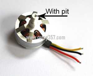 RCToy357.com - MJX BUGS 5 W Brushless Drone toy Parts Forward Motor [with Pits]