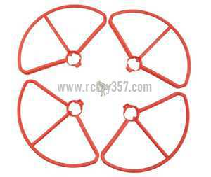 RCToy357.com - JJRC X8 Brushless Drone toy Parts Outer frame[Red]