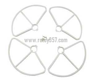 RCToy357.com - JJRC X8 Brushless Drone toy Parts Outer frame[White]