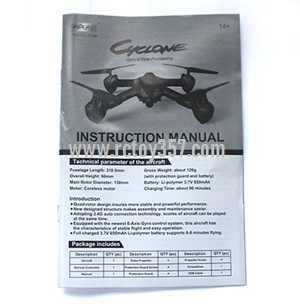 RCToy357.com - MJX X708P RC Quadcopter toy Parts English manual [Dropdown]