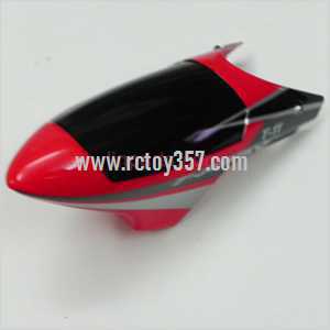 RCToy357.com - MJX T11 toy Parts Head cover\Canopy(red)