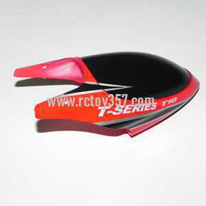 RCToy357.com - MJX T10 toy Parts Head cover\Canopy(red)
