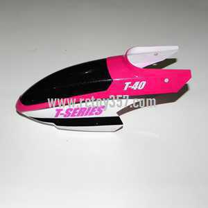 RCToy357.com - MJX T40 toy Parts Head cover\Canopy(pink)
