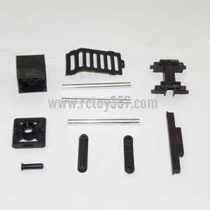 RCToy357.com - MJX T40 toy Parts Fixed set of the main metal body, SERVO and tail big pipe