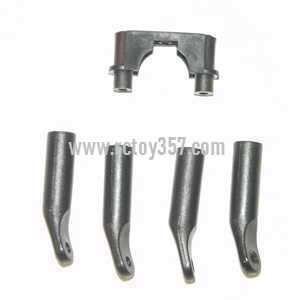 RCToy357.com - MJX T40 toy Parts Fixed set of tail support pipe and decorative set - Click Image to Close