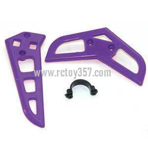 (image for) MJX RC Helicopter T41 T41C toy Partstail decorative set(Purple)