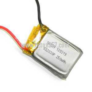 RCToy357.com - MJX RC Helicopter T42 T42C toy Parts battery(3.7V 250mAh)