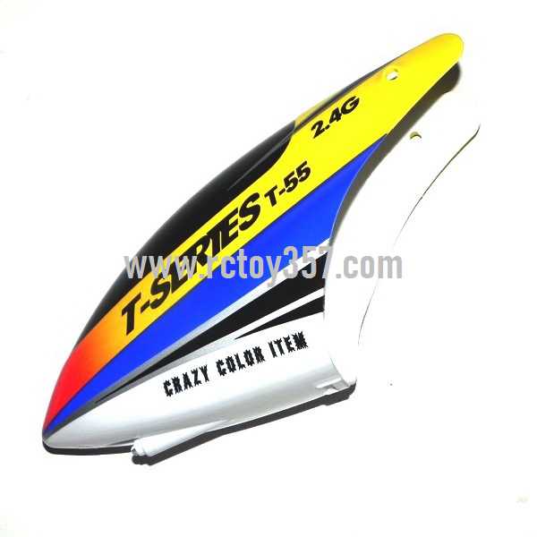 (image for) MJX T55 toy Parts Head coverCanopy(yellow)