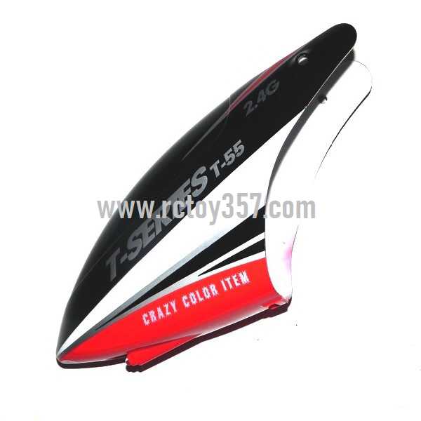 RCToy357.com - MJX T55 toy Parts Head cover\Canopy(red)