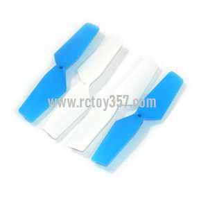 Holy Stone X300C FPV RC Quadcopter toy Parts Blades set(White + Blue)