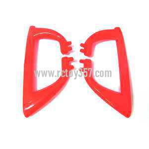 RCToy357.com - MJX X400-V2 RC QuadCopter toy Parts Support plastic bar(red)