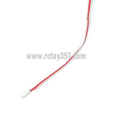 RCToy357.com - MJX X500 2.4G 6 Axis 3D Roll FPV Quadcopter Real-time Transmission toy Parts Main motor cable(Red + white line - Click Image to Close