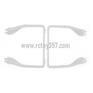(image for) MJX X705C 6-Axis 2.4G Helicopters Quadcopter C4005 WiFi FPV Camera RC Gyro Drone toy Parts Support plastic bar (2 pcs)[White]