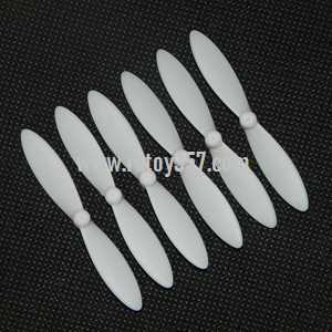 RCToy357.com - MJX X800 2.4G Remote Control Hexacopter 6 Axis Gyro 3D Roll Stumbling UFO toy Parts Main blades set[White]