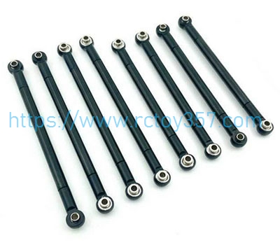 (image for) Upgrade Shock absorber Metal tie rod Steering rod MN86KS RC Car Spare Parts