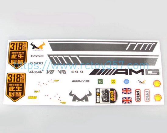 RCToy357.com - UV sticker MN86KS RC Car Spare Parts