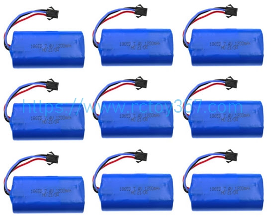 RCToy357.com - 7.4V 1200mAh Battery 9pcs MN86KS RC Car Spare Parts