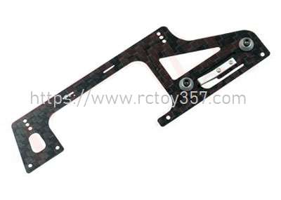 RCToy357.com - Lower left carbon fiber board group Omphobby M2 EXPLORE/V2 RC Helicopter Spare Parts