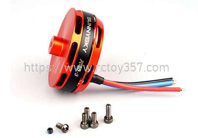 RCToy357.com - Brushless main motor orange Omphobby M2 EXPLORE/V2 RC Helicopter Spare Parts