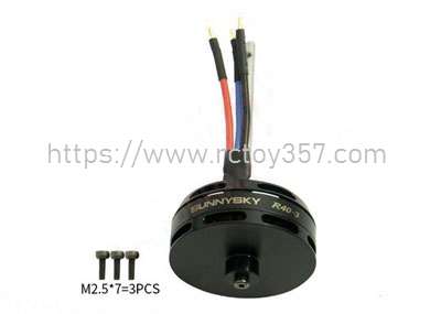 RCToy357.com - Brushless main motor Black Omphobby M2 EXPLORE/V2 RC Helicopter Spare Parts