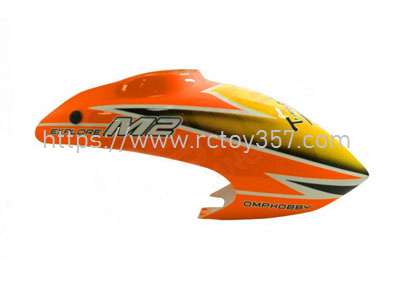 RCToy357.com - Head cover Yellow Omphobby M2 EXPLORE/V2 RC Helicopter Spare Parts - Click Image to Close