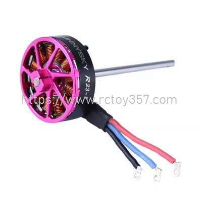 RCToy357.com - Main Motor unit (Racing Purple) Omphobby M1 RC Helicopter Spare Parts