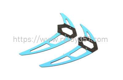 RCToy357.com - Vertical wing Blue Omphobby M2 2019 Version RC Helicopter Spare Parts