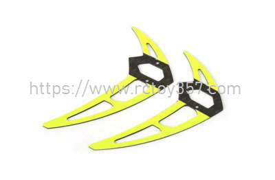 RCToy357.com - Vertical wing Yellow Omphobby M2 2019 Version RC Helicopter Spare Parts