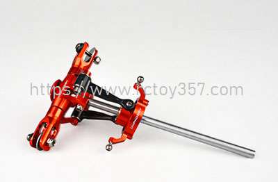 RCToy357.com - Rotor Head Assembly - Orange Omphobby M2 2019 Version RC Helicopter Spare Parts