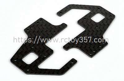 RCToy357.com - Upper fuselage carbon plate Omphobby M2 2019 Version RC Helicopter Spare Parts