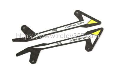 RCToy357.com - 2019 Version Undercarriage Yellow Omphobby M2 2019 Version RC Helicopter Spare Parts