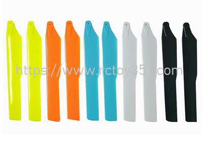 RCToy357.com - Pure Color 5 Color Propellers 5set Omphobby M2 EXPLORE/V2 RC Helicopter Spare Parts