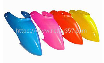 RCToy357.com - Solid color Head cover yellow/blue/orange/rose red Omphobby M2 EXPLORE/V2 RC Helicopter Spare Parts - Click Image to Close