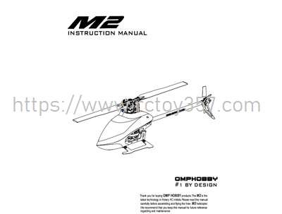 RCToy357.com - English manual [Dropdown] Omphobby M2 2019 Version RC Helicopter Spare Parts
