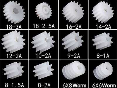 (image for) 12 kinds of 0.5 mold plastic spindle gear hollow cup motor remote control car robot parts