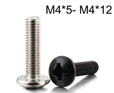 RCToy357.com - TM flat head machine screw M4*5- M4*12