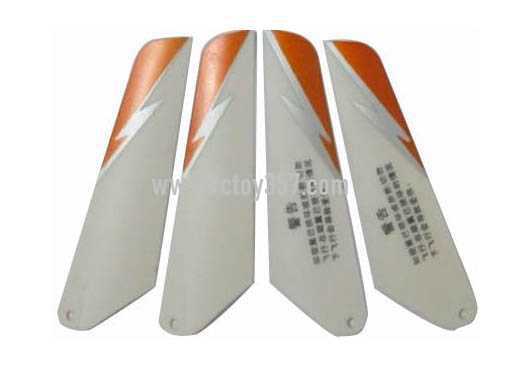 RCToy357.com - Shuang Ma/Double Hors 9098 9102 toy Parts Main blade(Orange) - Click Image to Close