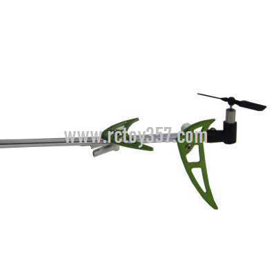 RCToy357.com - Shuang Ma/Double Hors 9098 9102 toy Parts Whole Tail Unit Module(Green) - Click Image to Close