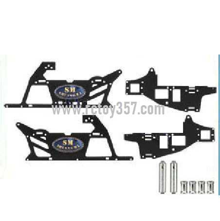 RCToy357.com - Shuang Ma 9101 toy Parts Main frame decorated aluminum plates