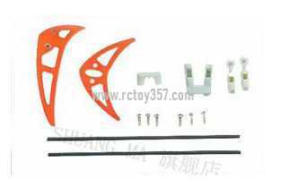RCToy357.com - Shuang Ma/Double Hors 9103 toy Parts Balance stabilizer Decorative set(Orange)