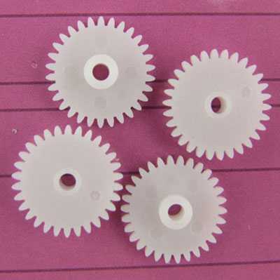 RCToy357.com - Spindle single-layer gear 303A 0.5 module 30 teeth 2.95MM inner diameter motor car model gear parts（4pcs） - Click Image to Close