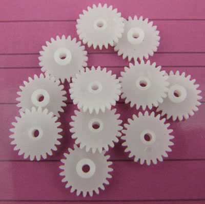 RCToy357.com - Spindle single-layer gear 242A 0.5 module 24 teeth 2MM inner diameter motor car model motor gear parts（4pcs）